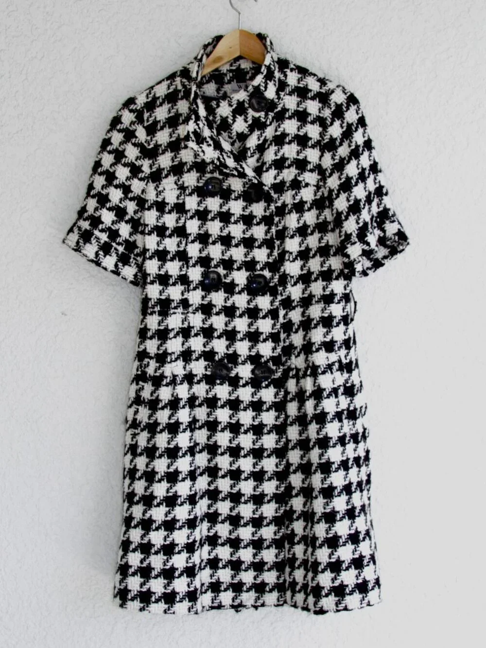 CHIC Worthington Houndstooth Peacoat